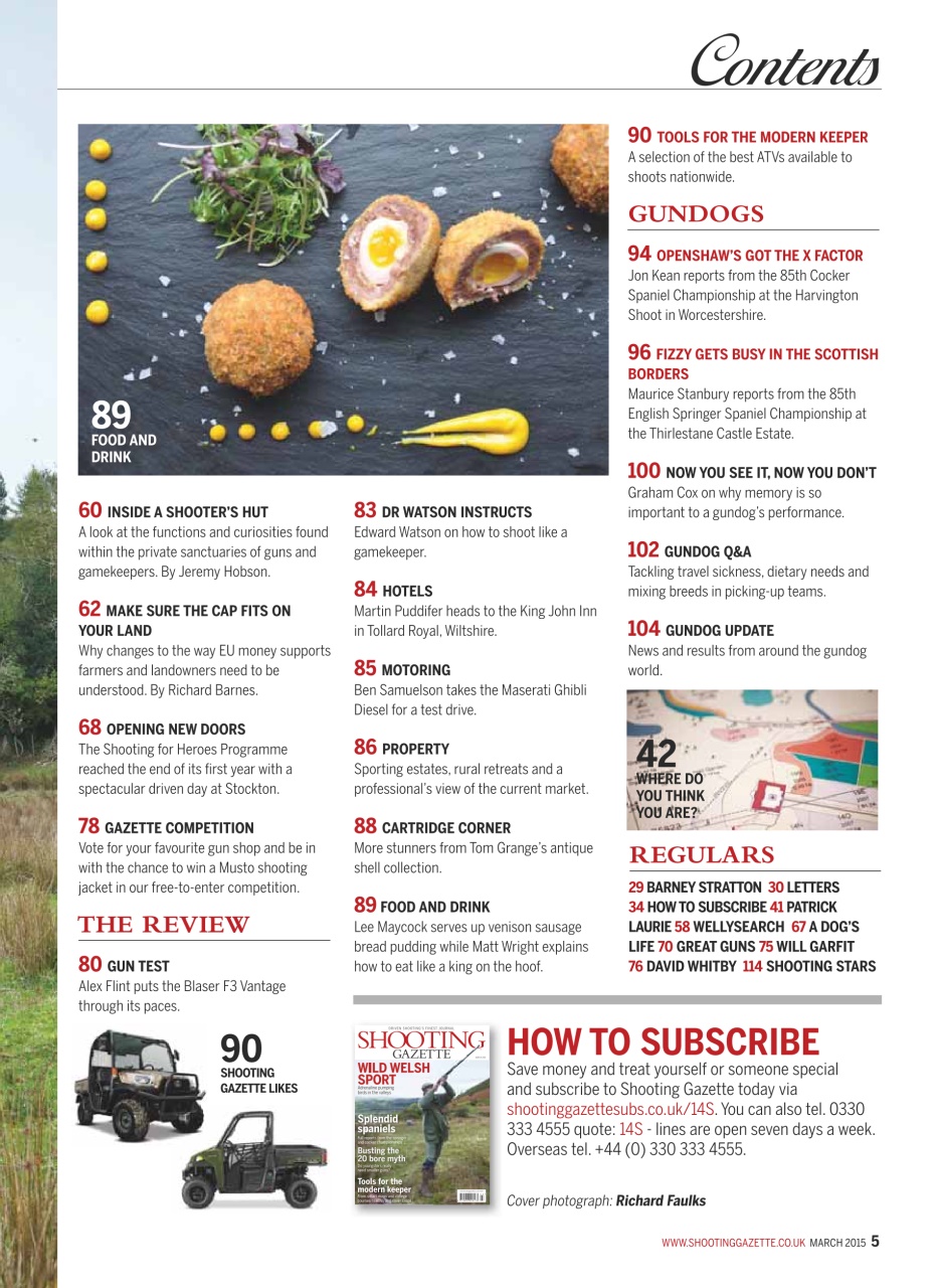 Shooting Gazette Preview Pages