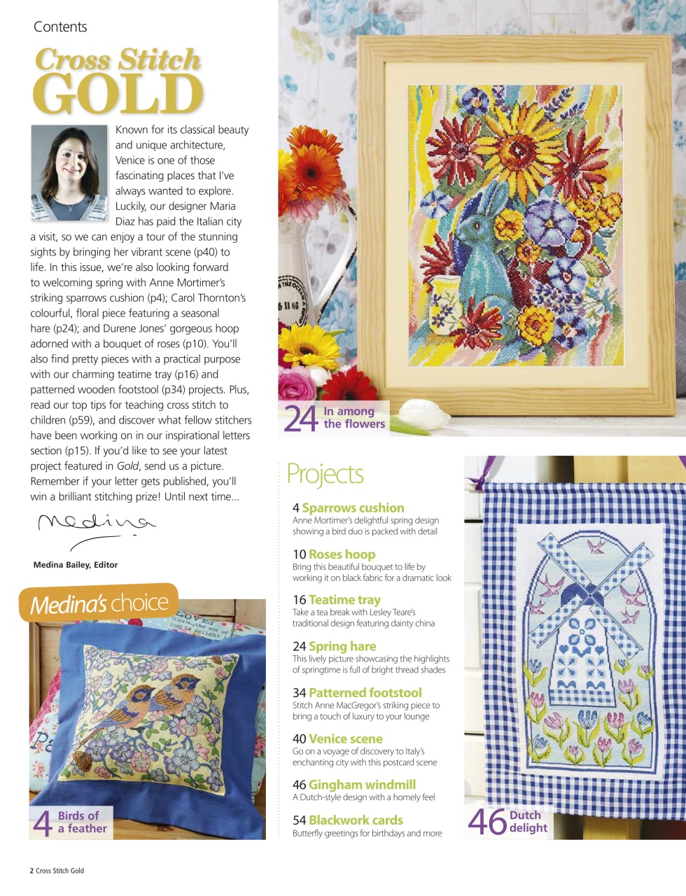 Cross Stitch Gold Preview Pages