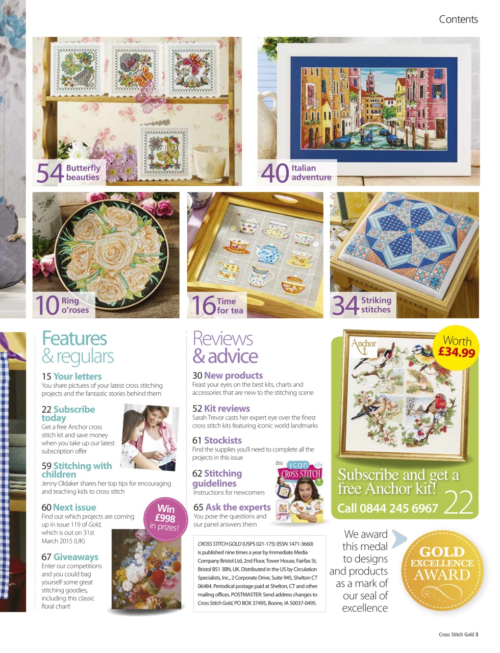 Cross Stitch Gold Preview Pages