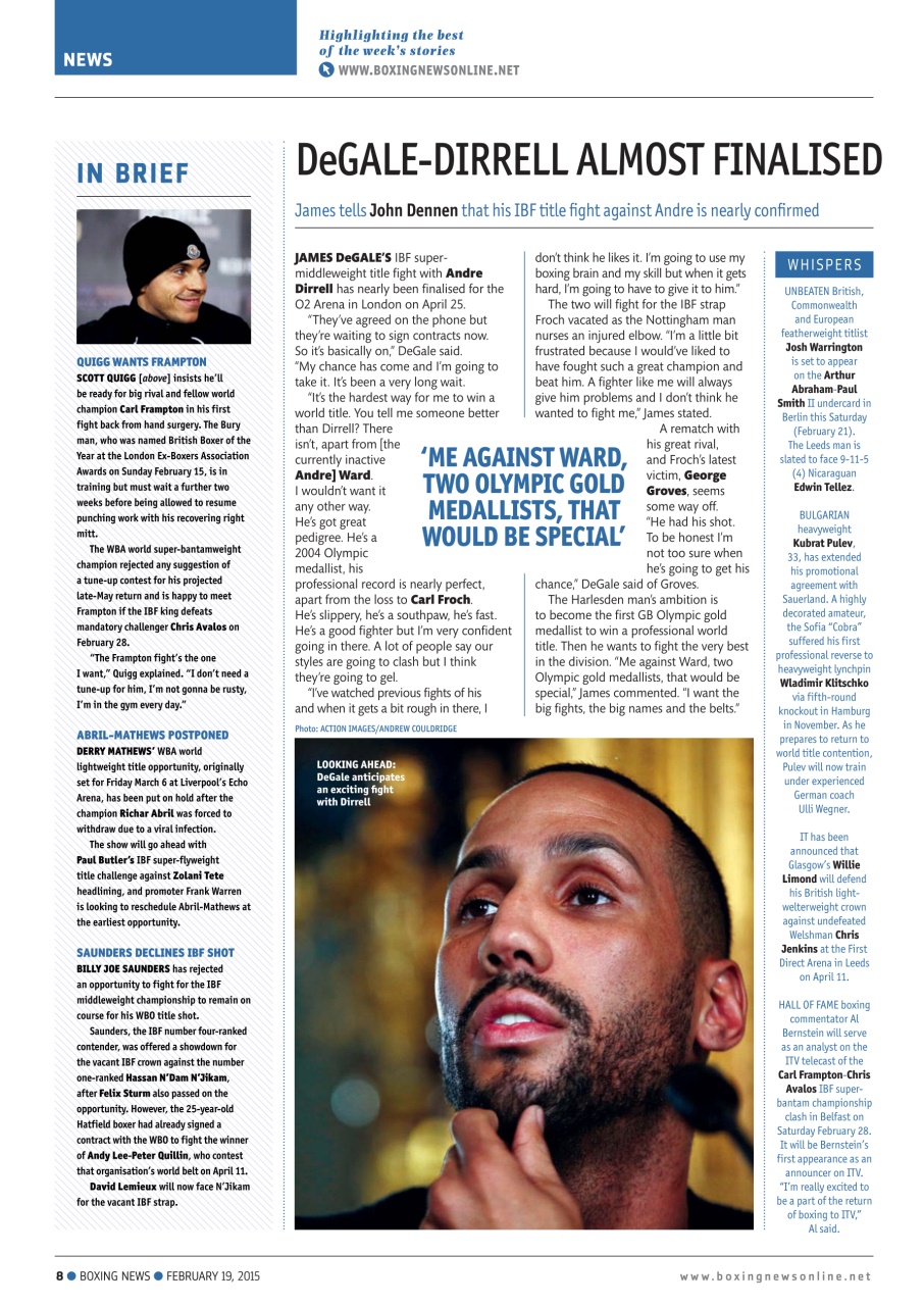 Boxing News Preview Pages