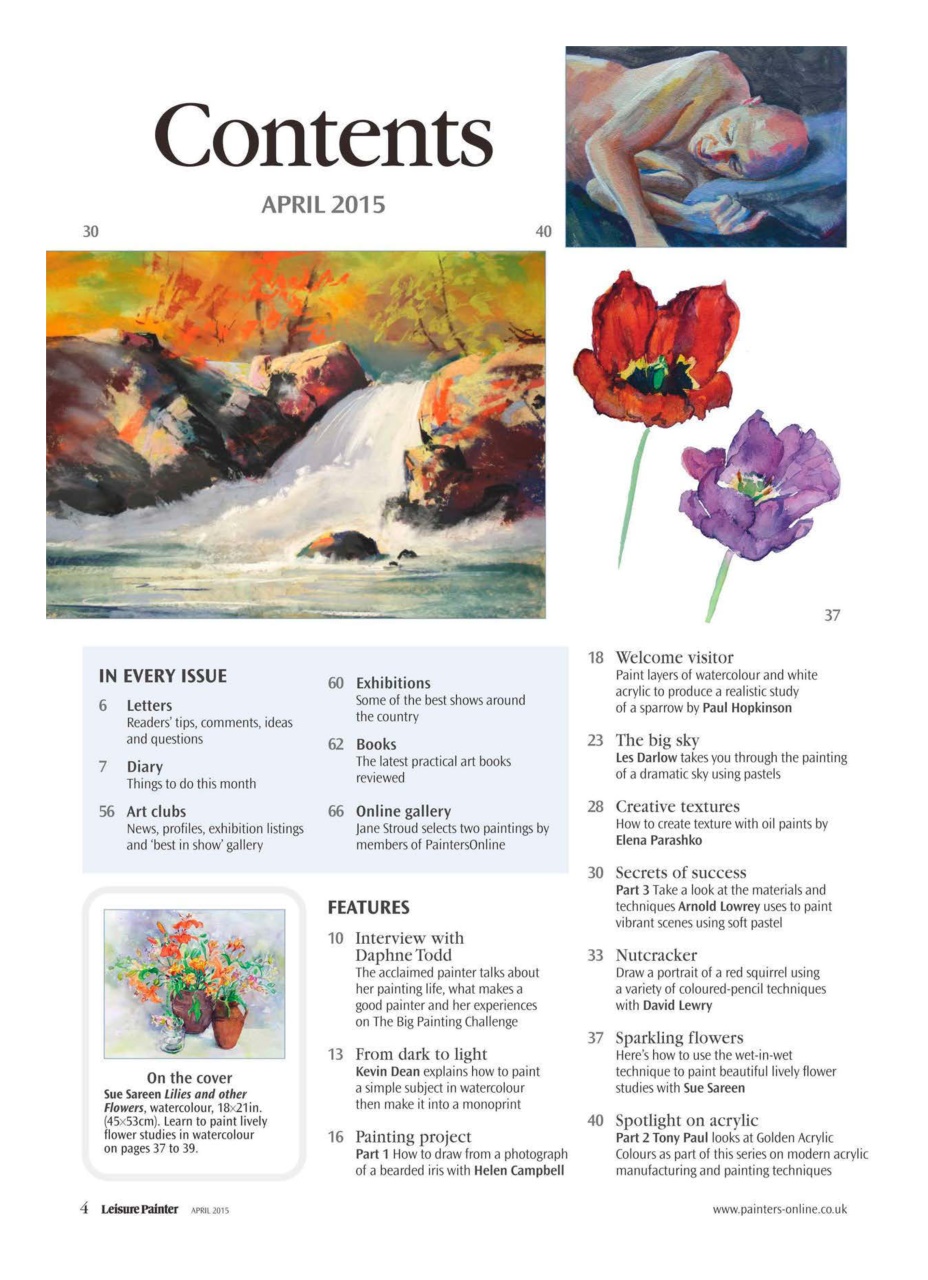 Leisure Painter & The Artist Preview Pages