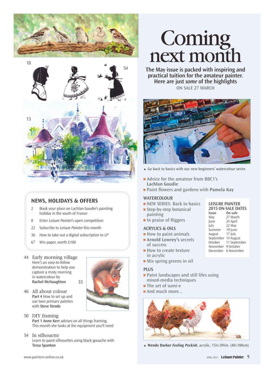 Leisure Painter & The Artist Preview Pages