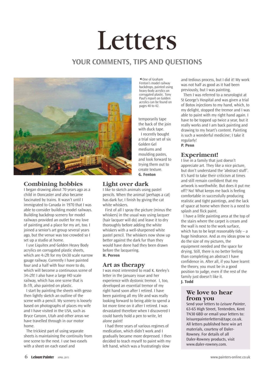 Leisure Painter & The Artist Preview Pages