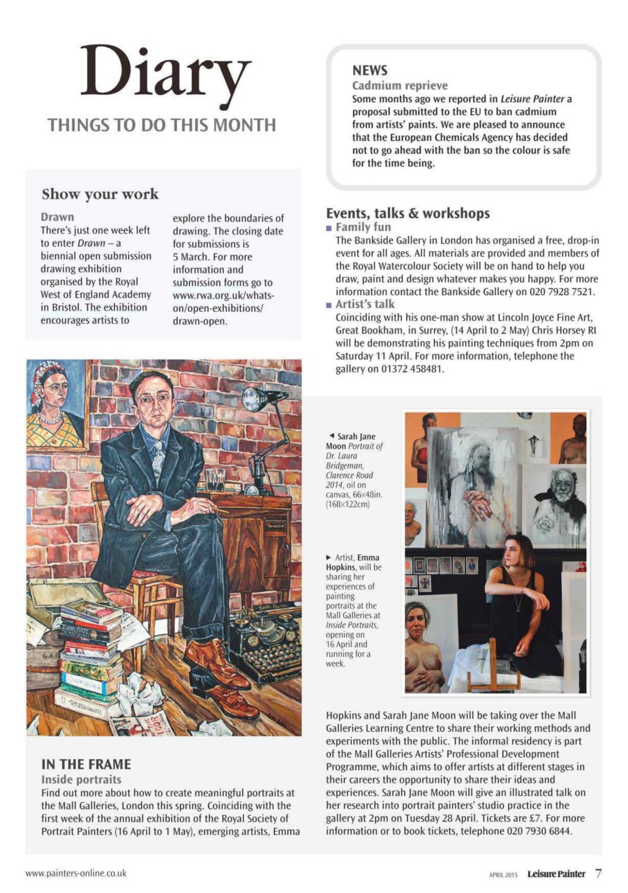 Leisure Painter & The Artist Preview Pages