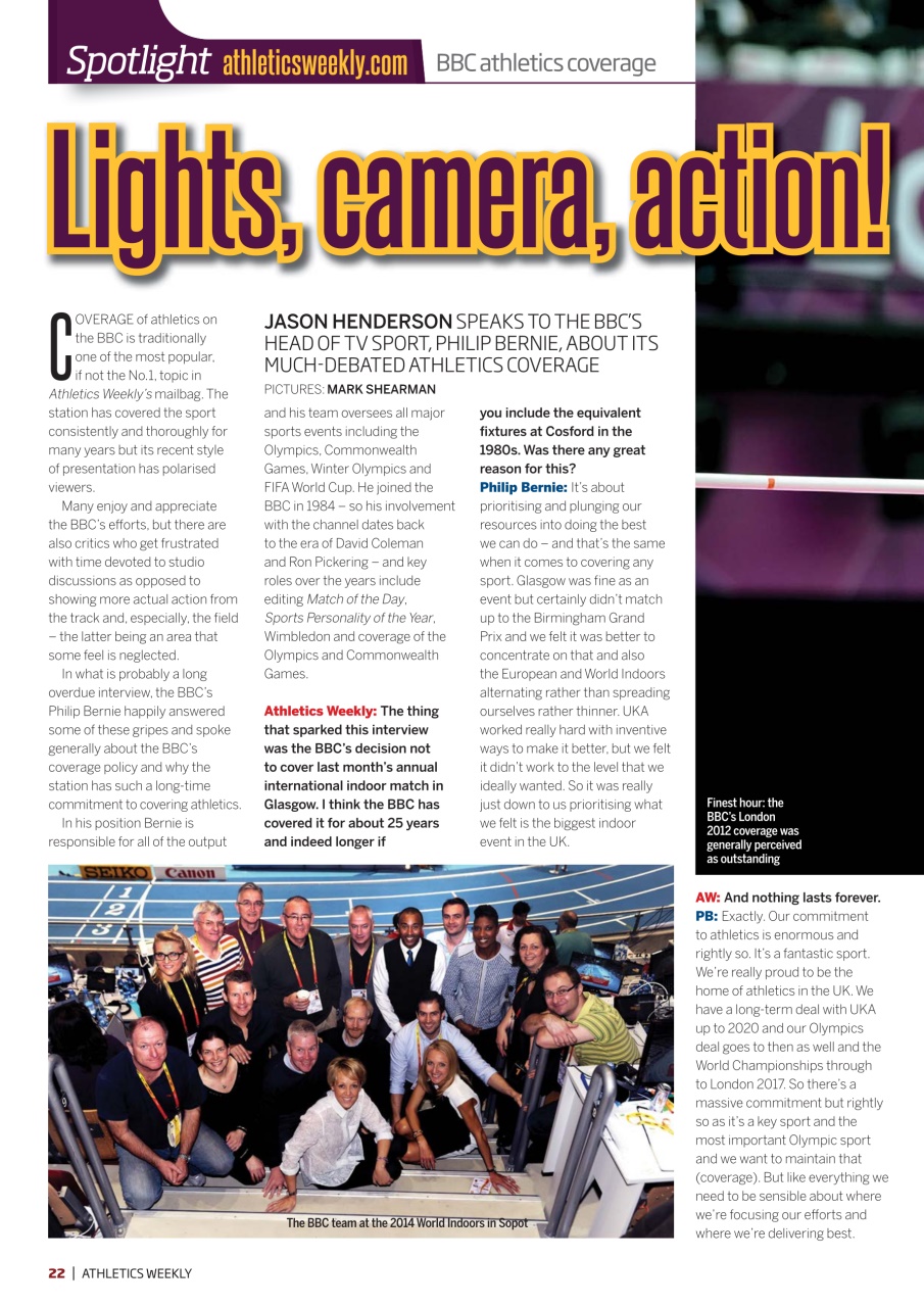 AW – Athletics Weekly Magazine Preview Pages