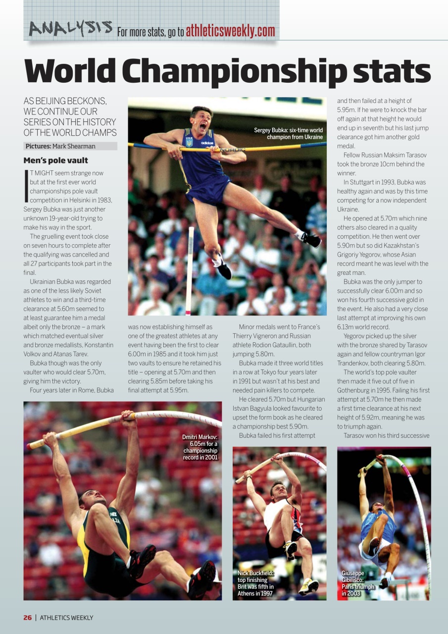 AW – Athletics Weekly Magazine Preview Pages