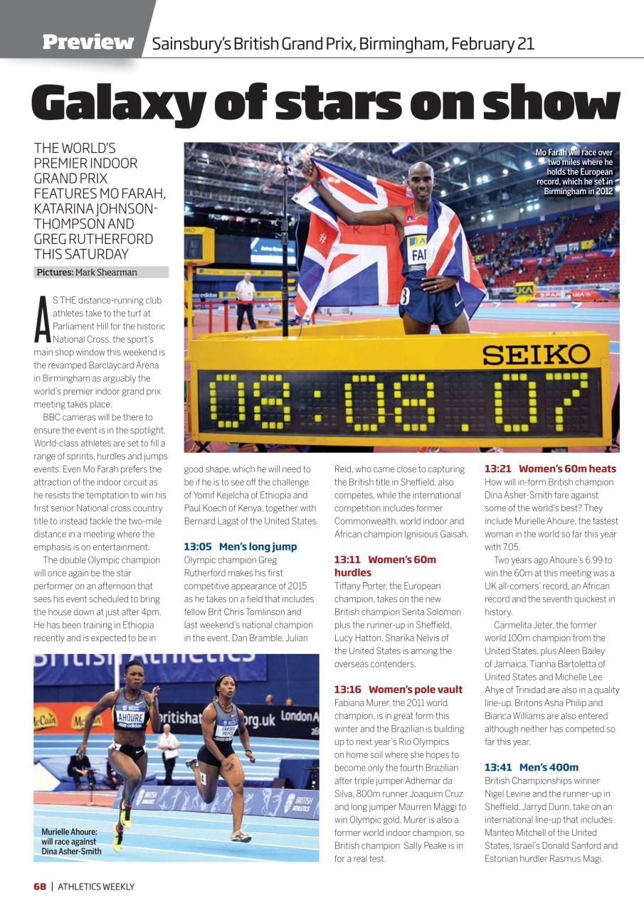 AW – Athletics Weekly Magazine Preview Pages