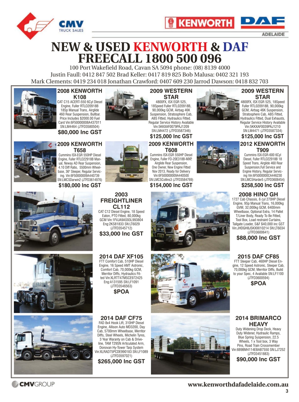 JUST TRUCKS Preview Pages