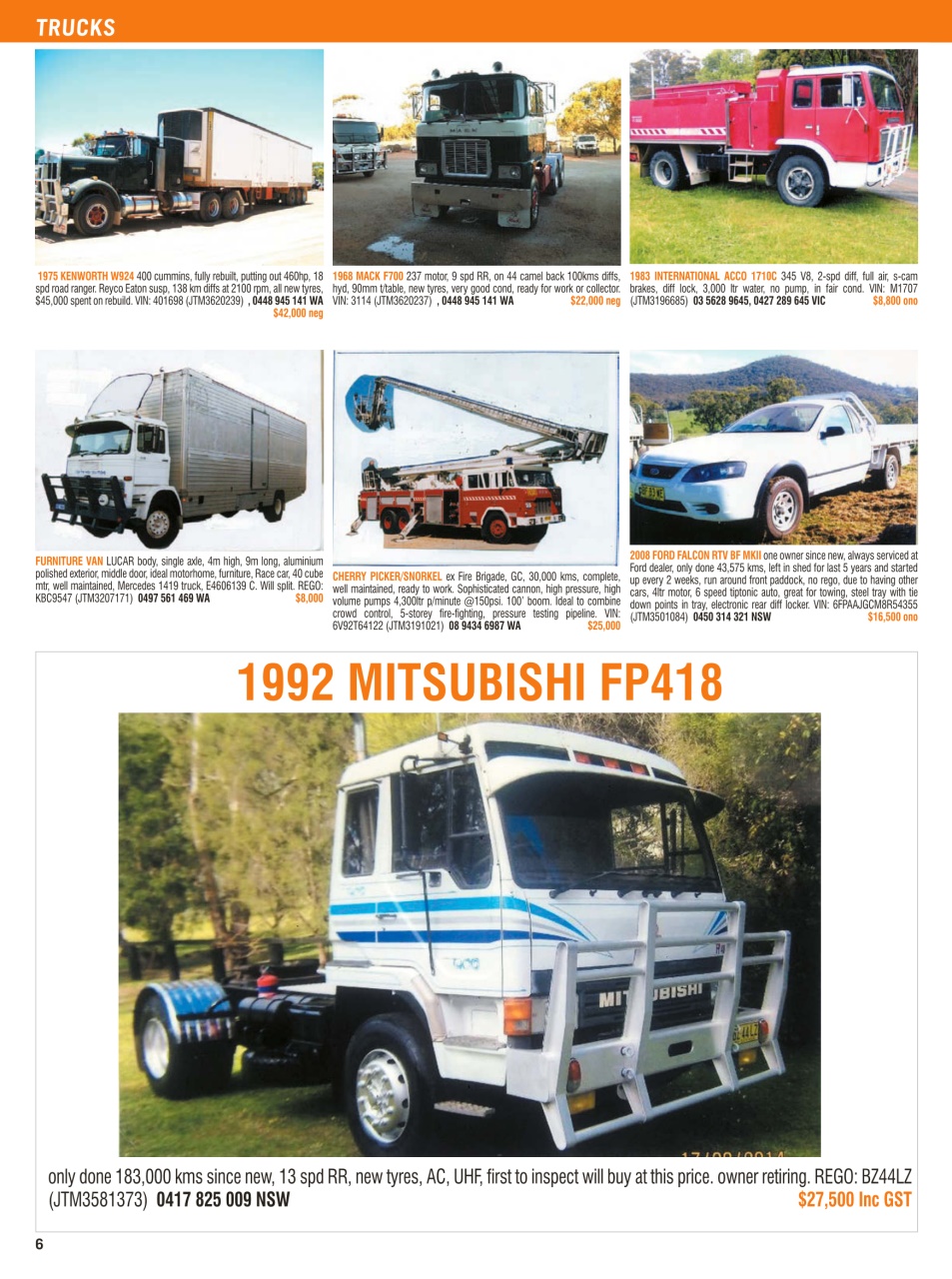 JUST TRUCKS Preview Pages
