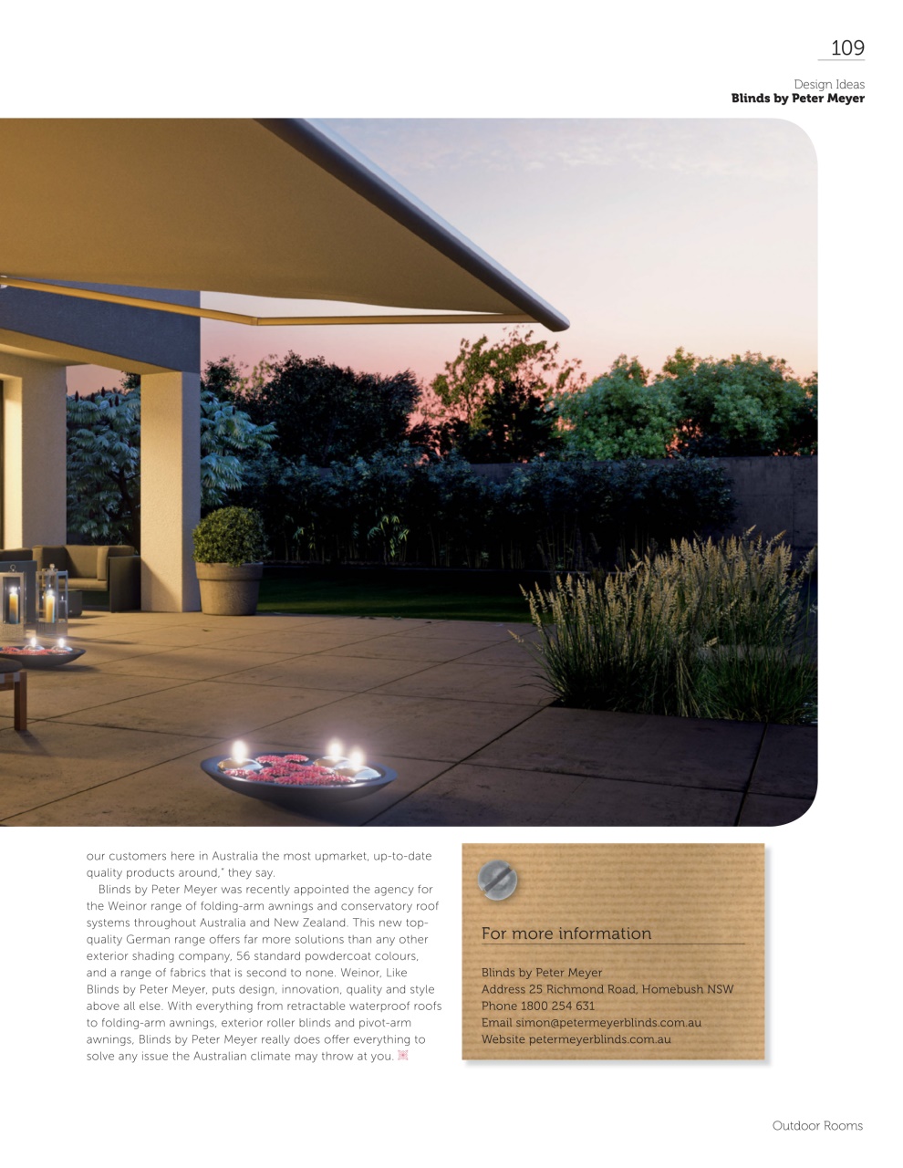 Outdoor Living Preview Pages