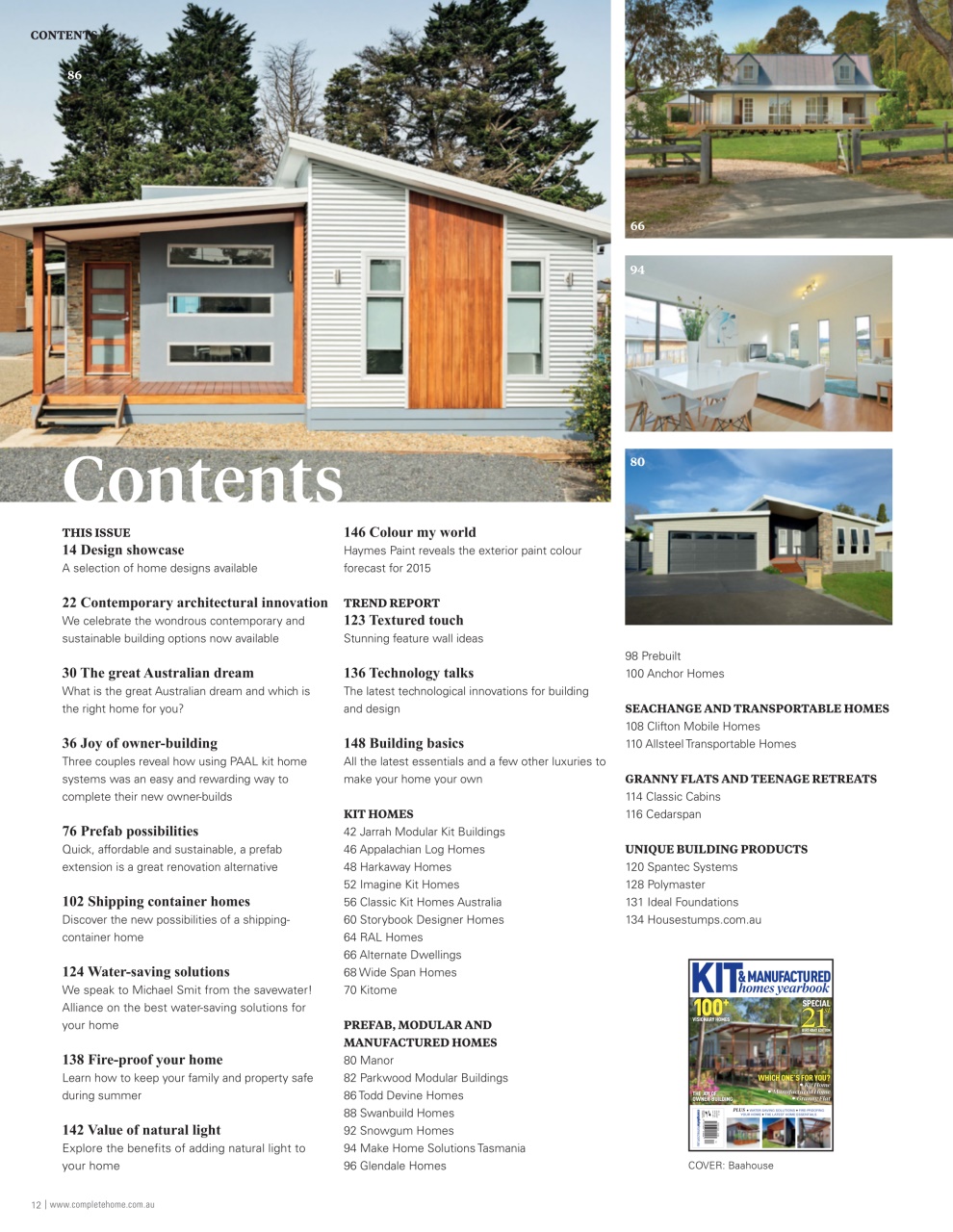 Kit Homes Yearbook Preview Pages