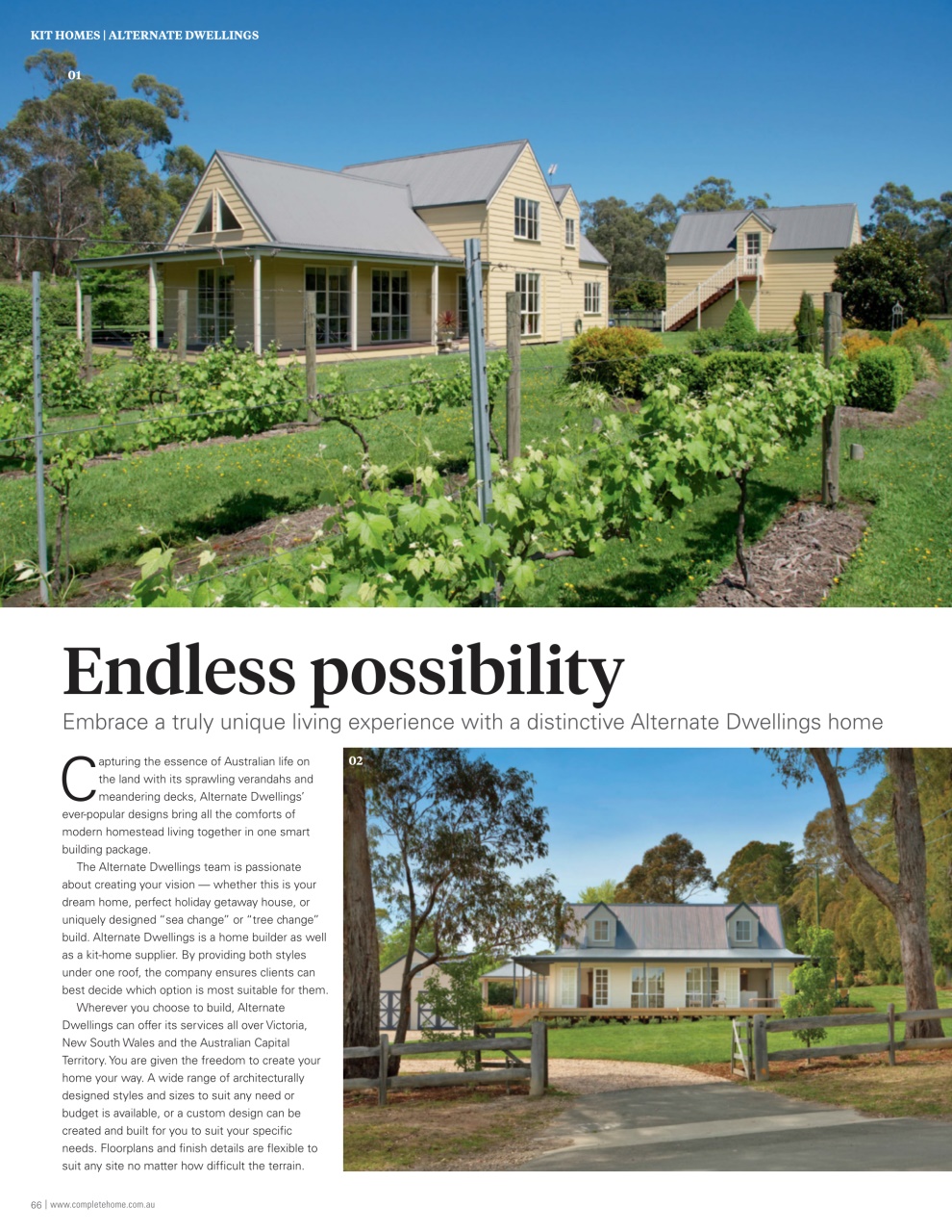 Kit Homes Yearbook Preview Pages