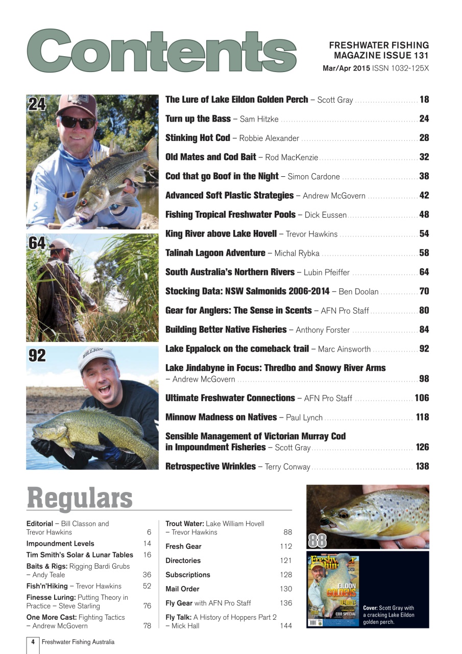 Freshwater Fishing Australia Preview Pages