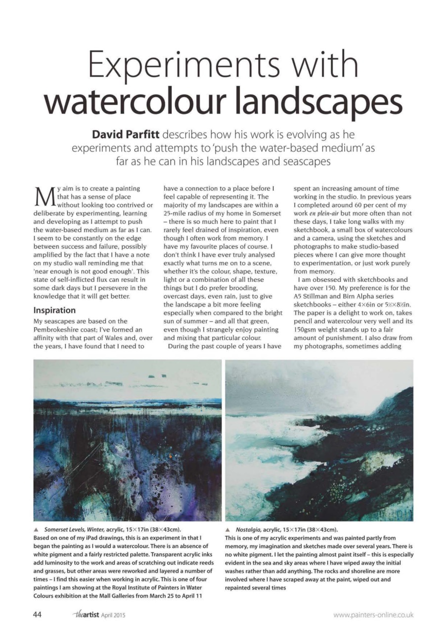 The Artist Preview Pages