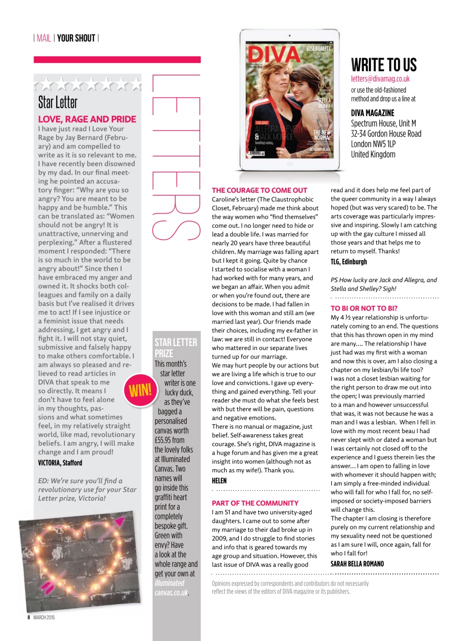 DIVA Magazine Preview Pages