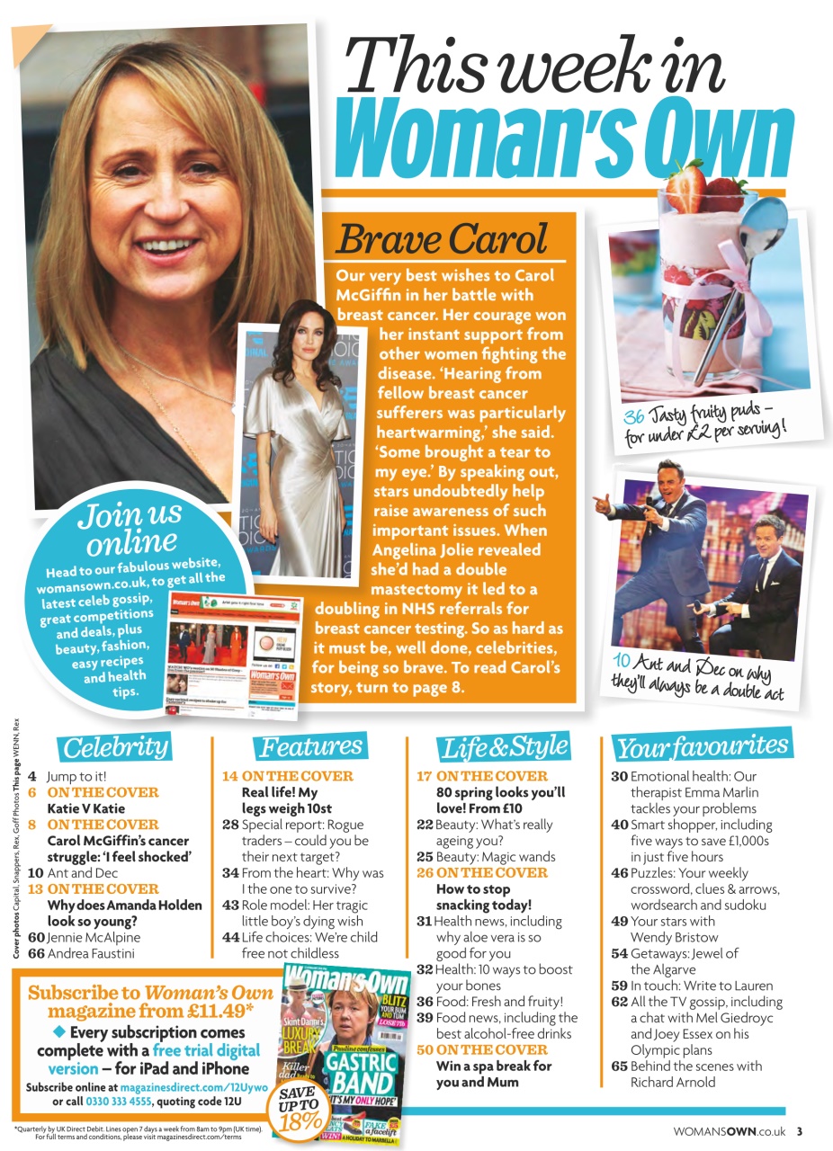 Woman's Own Preview Pages