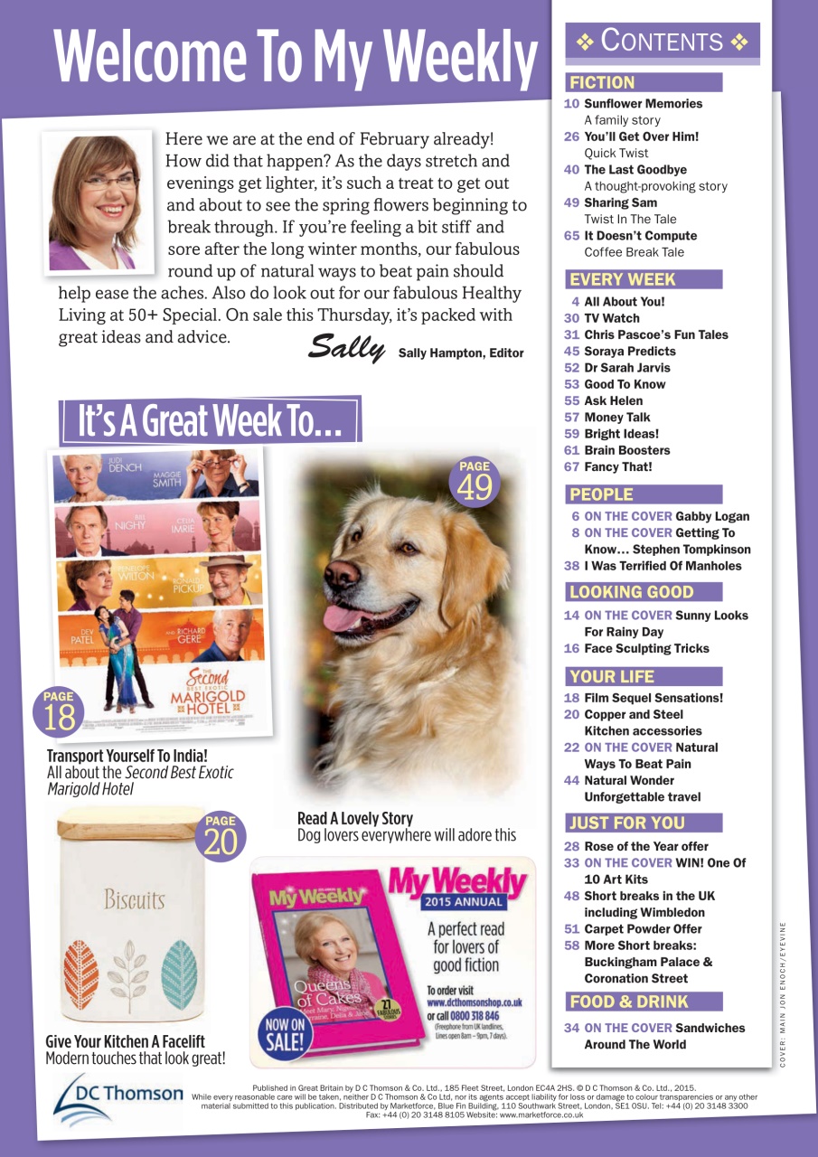 My Weekly Preview Pages