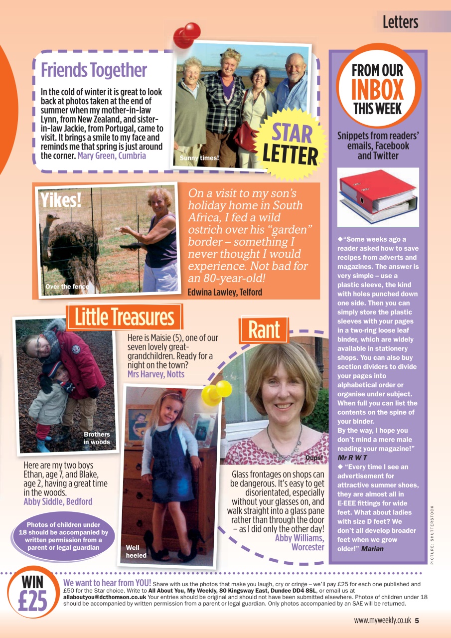 My Weekly Preview Pages