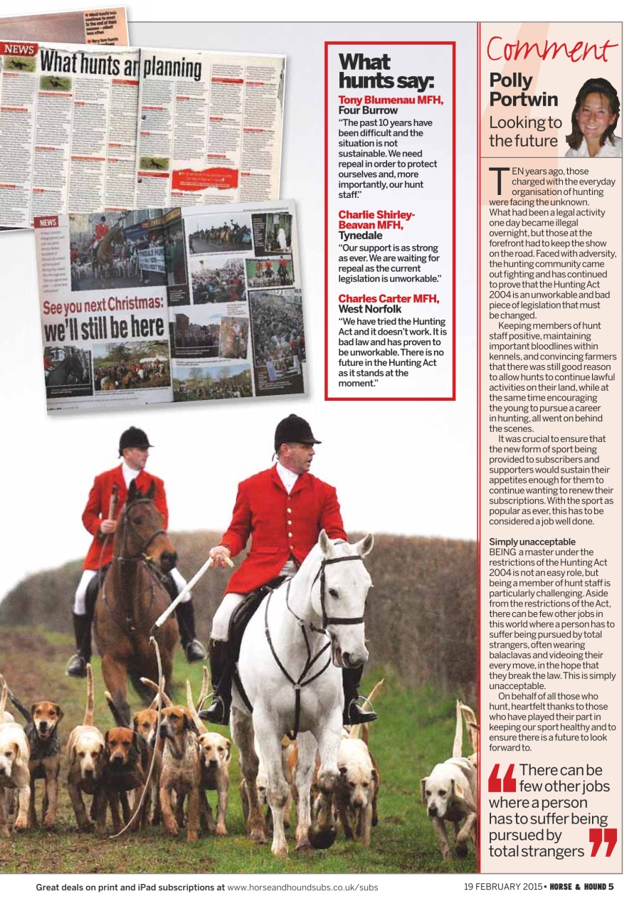 Horse & Hound Preview Pages