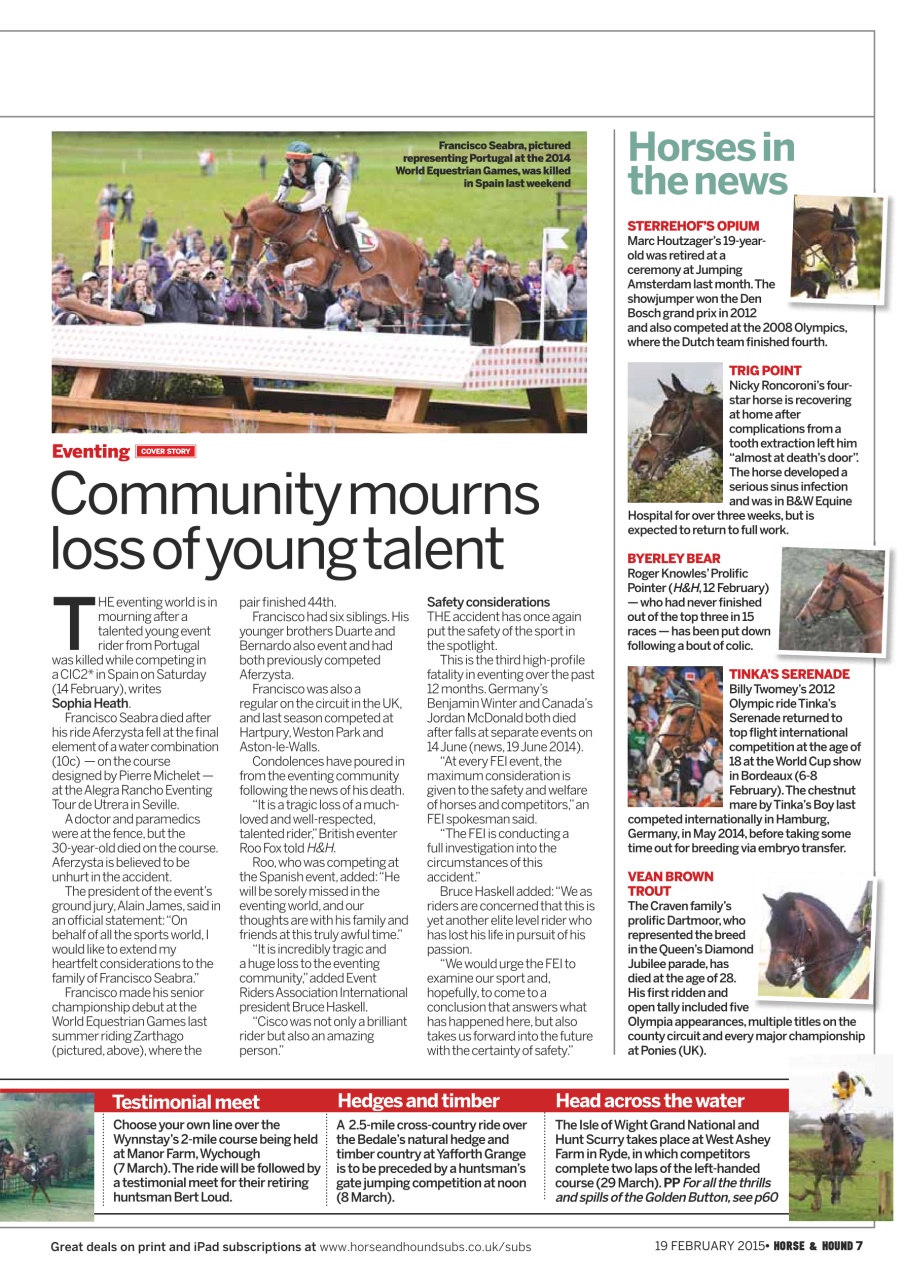 Horse & Hound Preview Pages