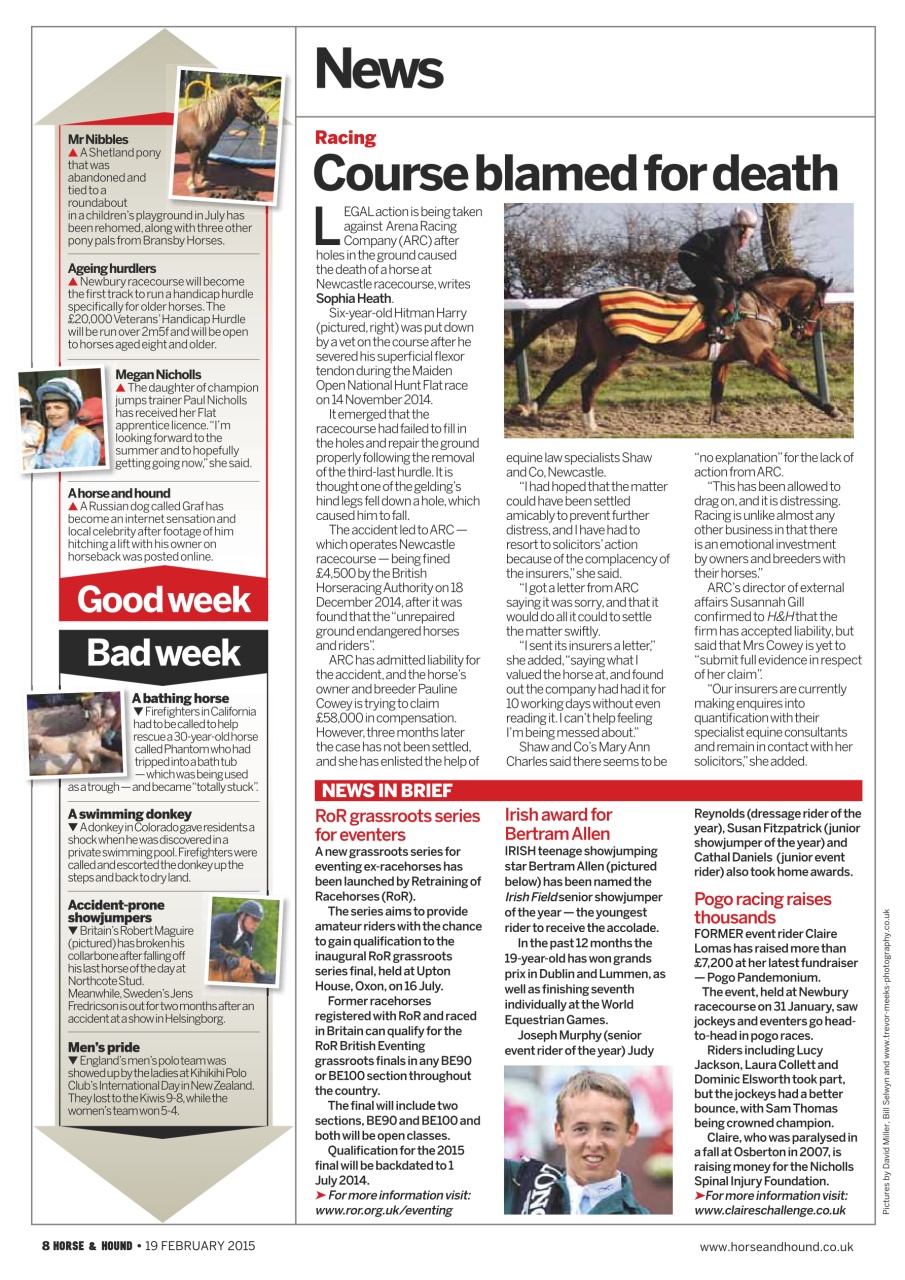 Horse & Hound Preview Pages