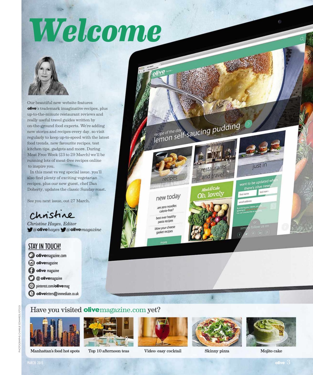 Olive Magazine Preview Pages