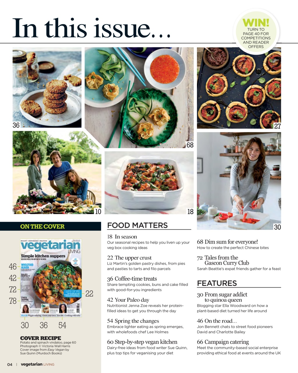 Vegetarian Living Preview Pages