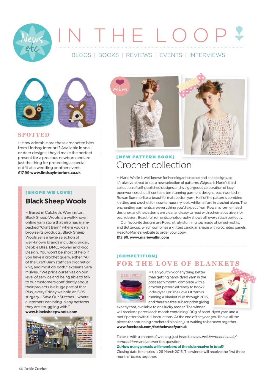 Inside Crochet Preview Pages