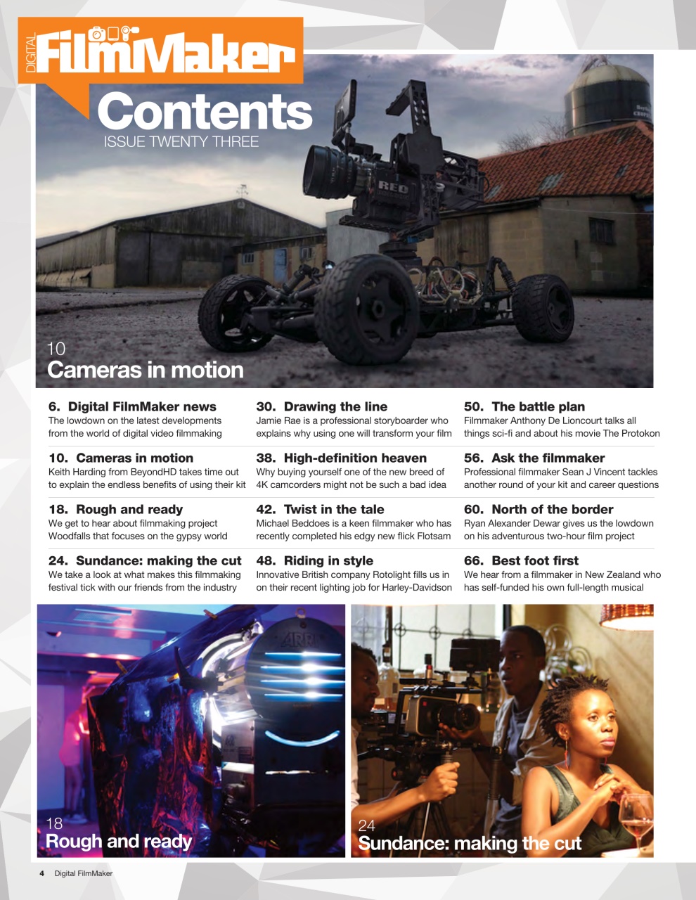 Digital FilmMaker Preview Pages
