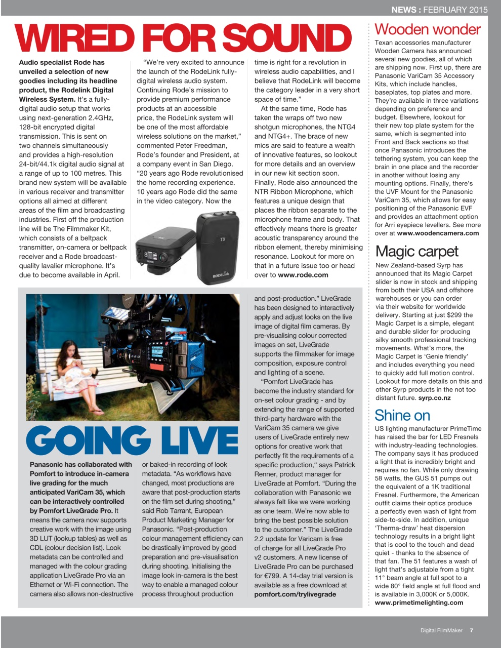 Digital FilmMaker Preview Pages