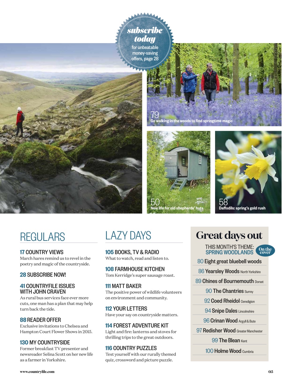 BBC Countryfile Magazine Preview Pages