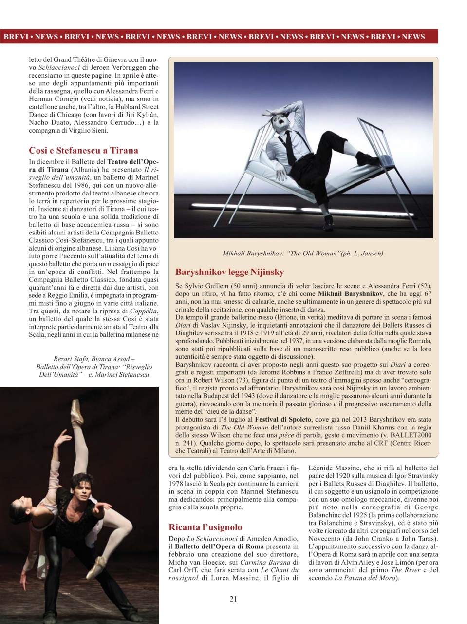 BALLET2000 Edizione Italia Preview Pages