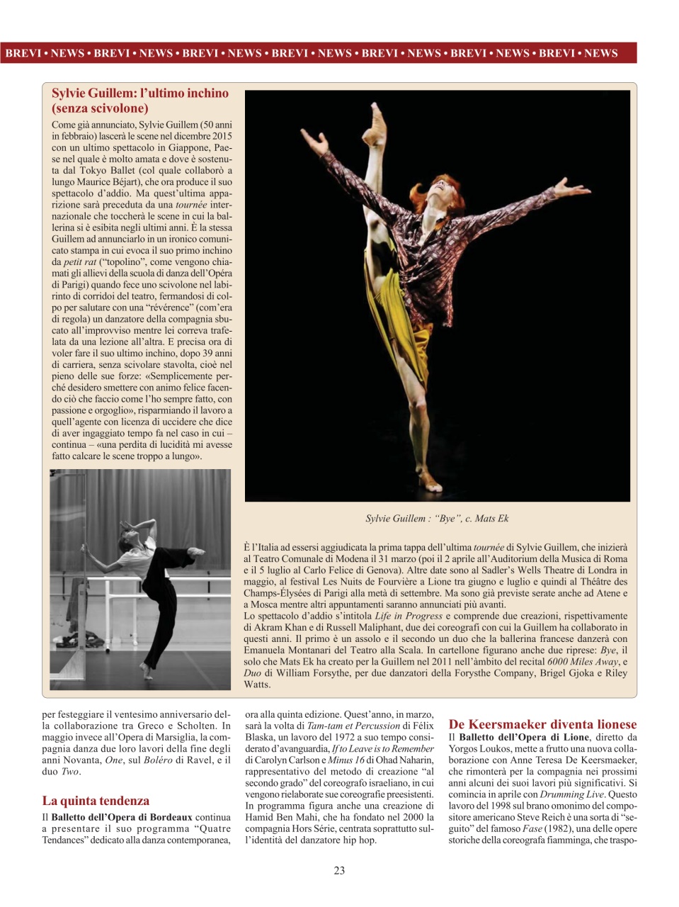 BALLET2000 Edizione Italia Preview Pages