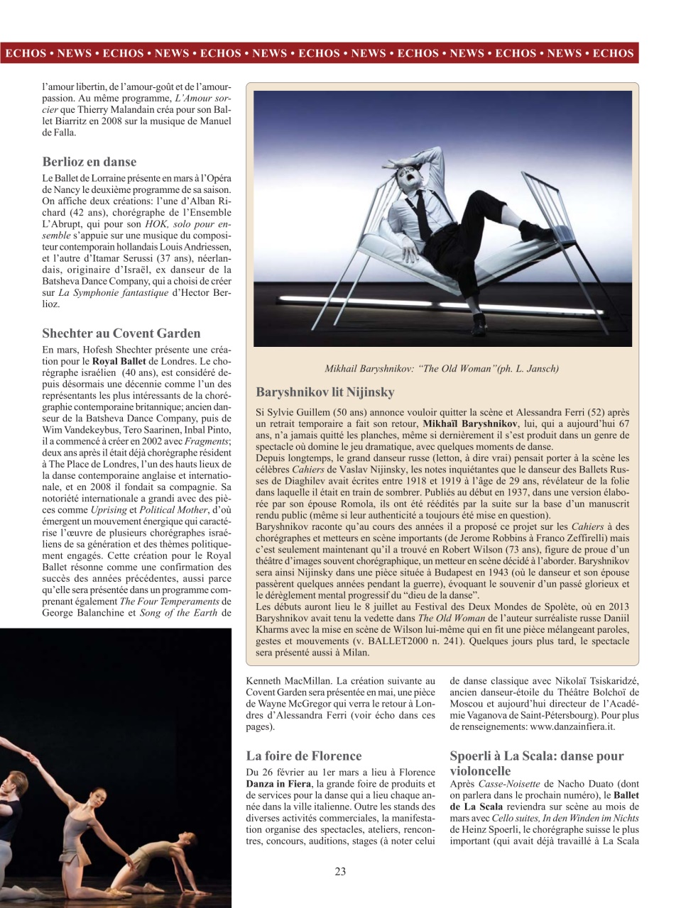 BALLET2000 Édition France Preview Pages