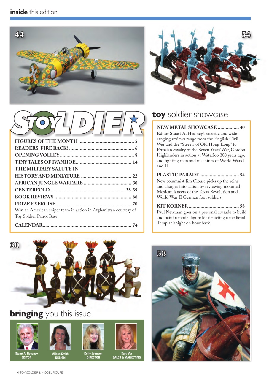 Toy Soldier & Model Figure Preview Pages