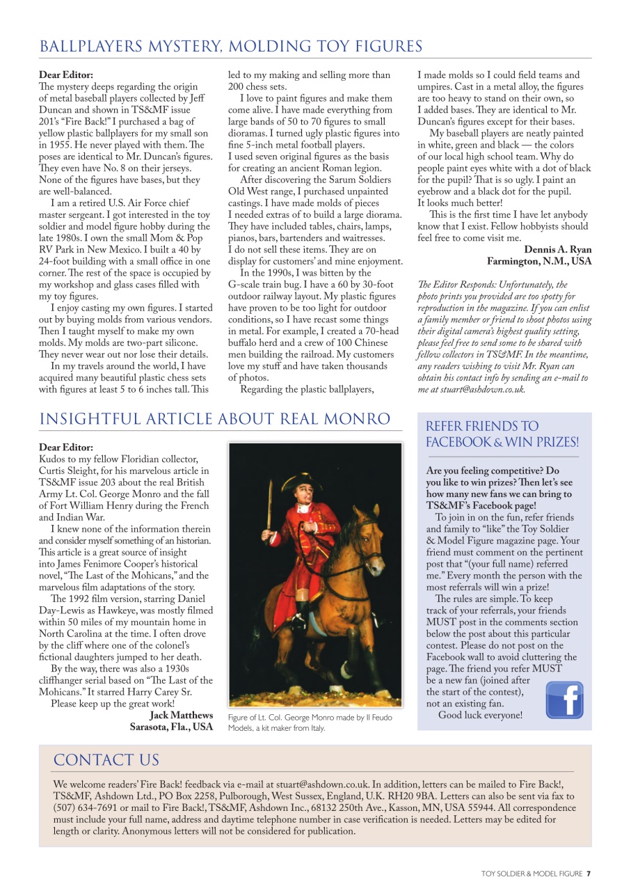 Toy Soldier & Model Figure Preview Pages