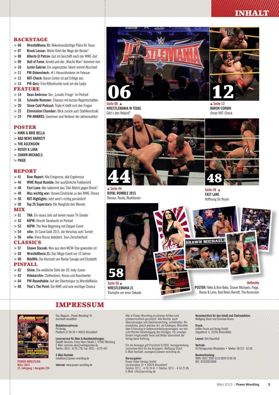 Power-Wrestling Preview Pages