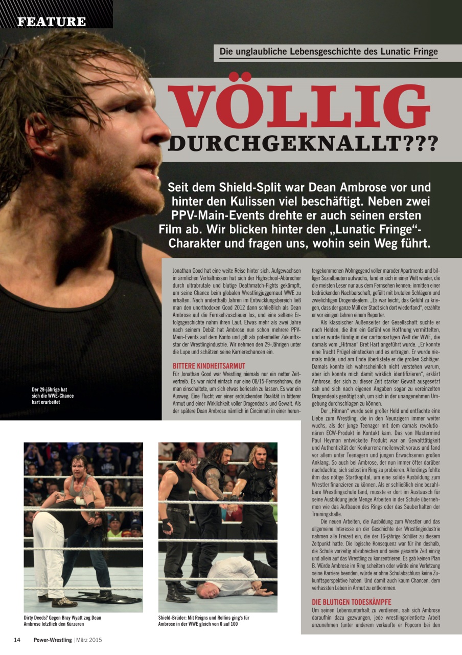 Power-Wrestling Preview Pages