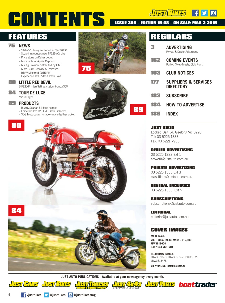 JUST BIKES Preview Pages