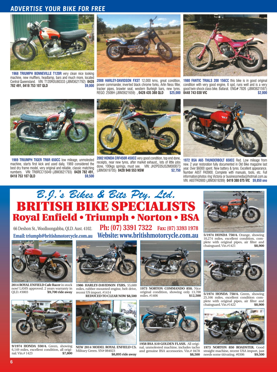 JUST BIKES Preview Pages