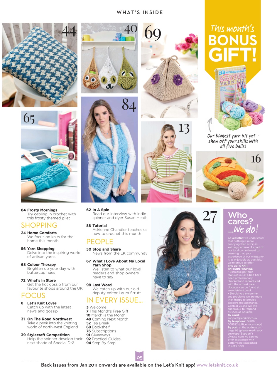 Let's Knit Preview Pages