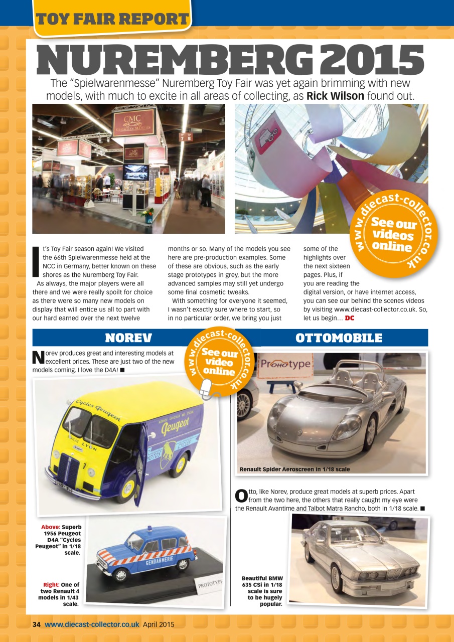 Diecast Collector Preview Pages