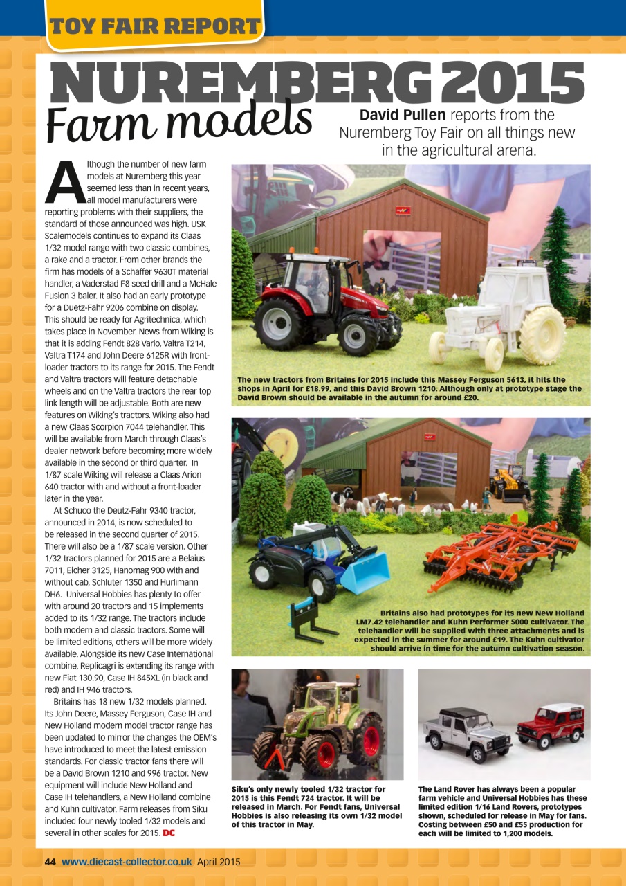 Diecast Collector Preview Pages