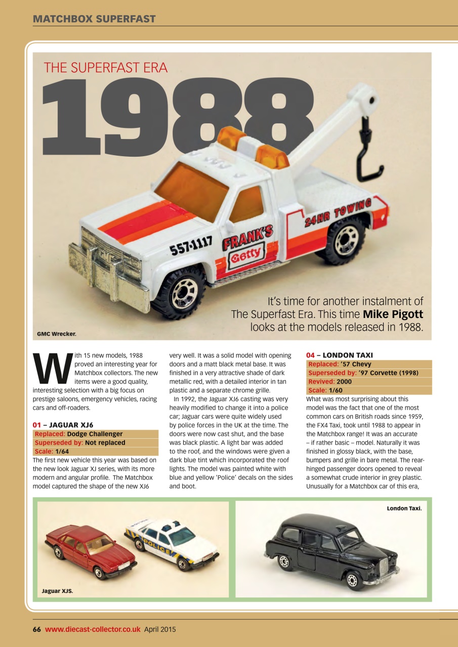 Diecast Collector Preview Pages