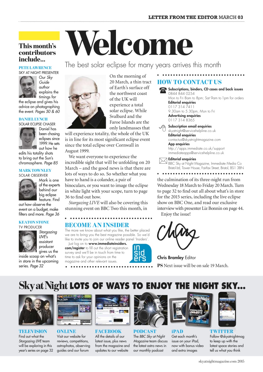BBC Sky at Night Magazine Preview Pages
