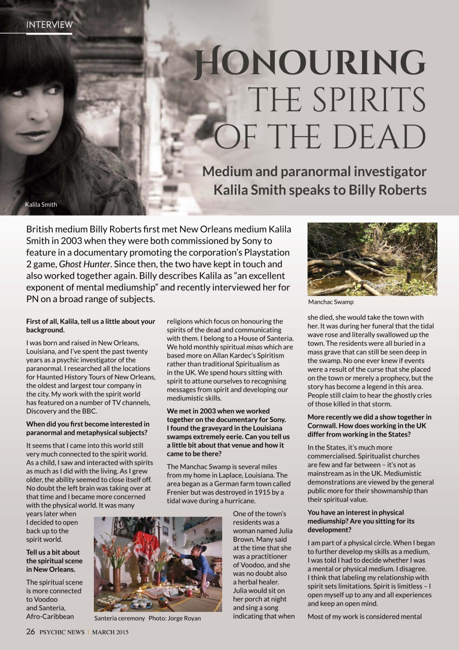Psychic News Preview Pages