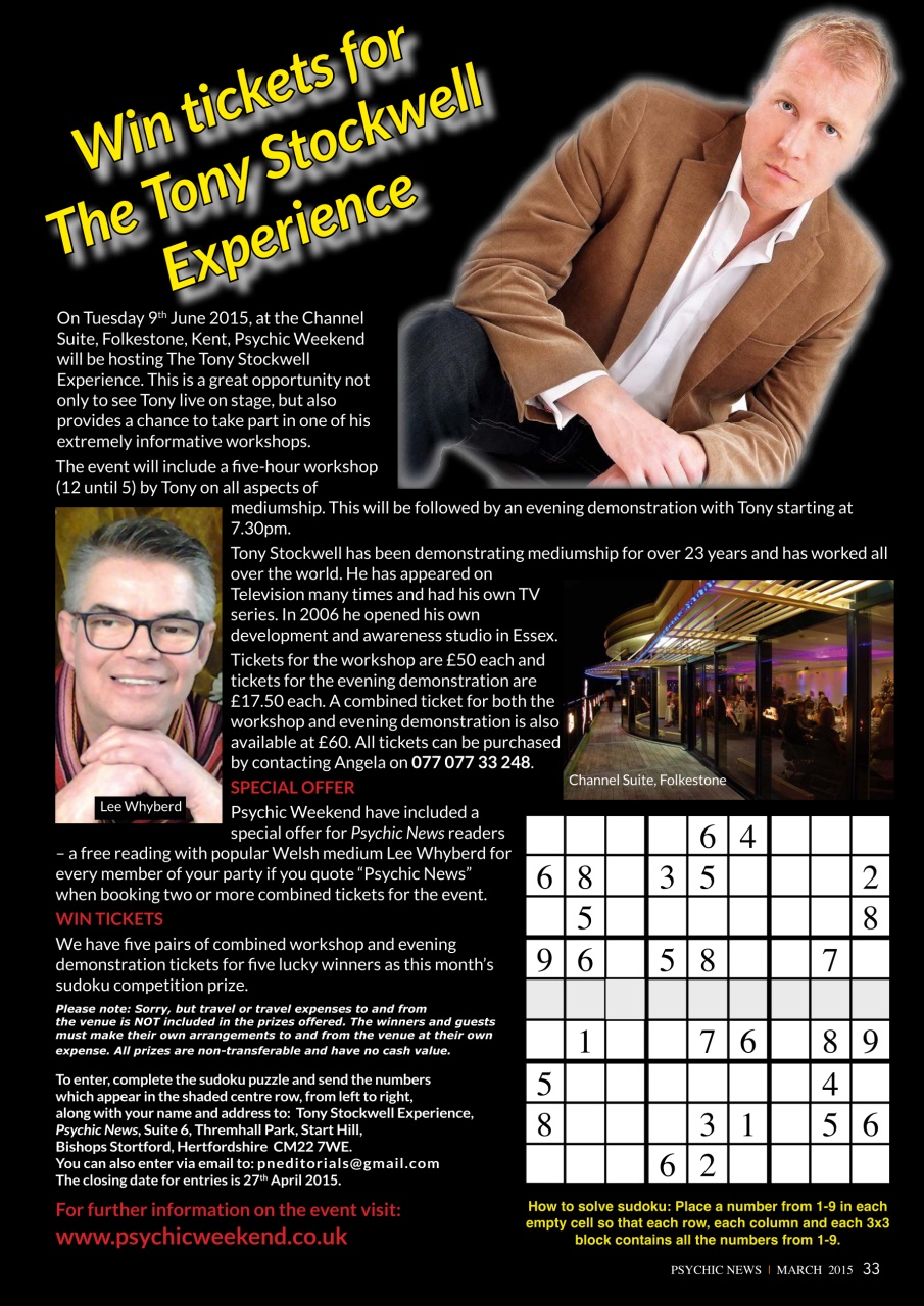 Psychic News Preview Pages