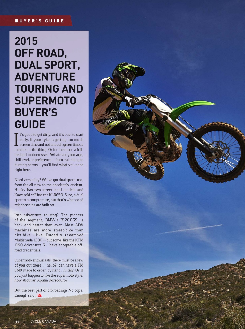 Cycle Canada Preview Pages