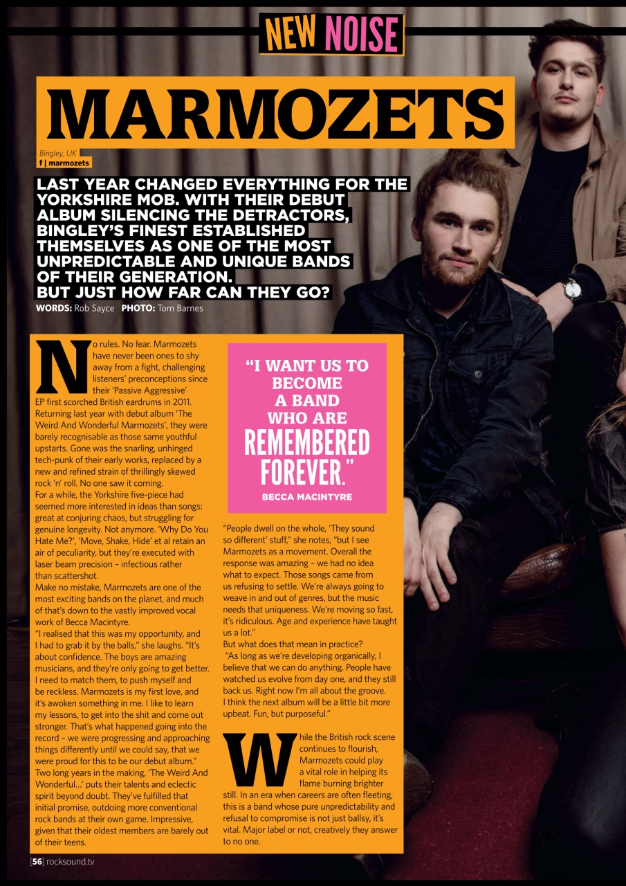 Rock Sound Magazine Preview Pages