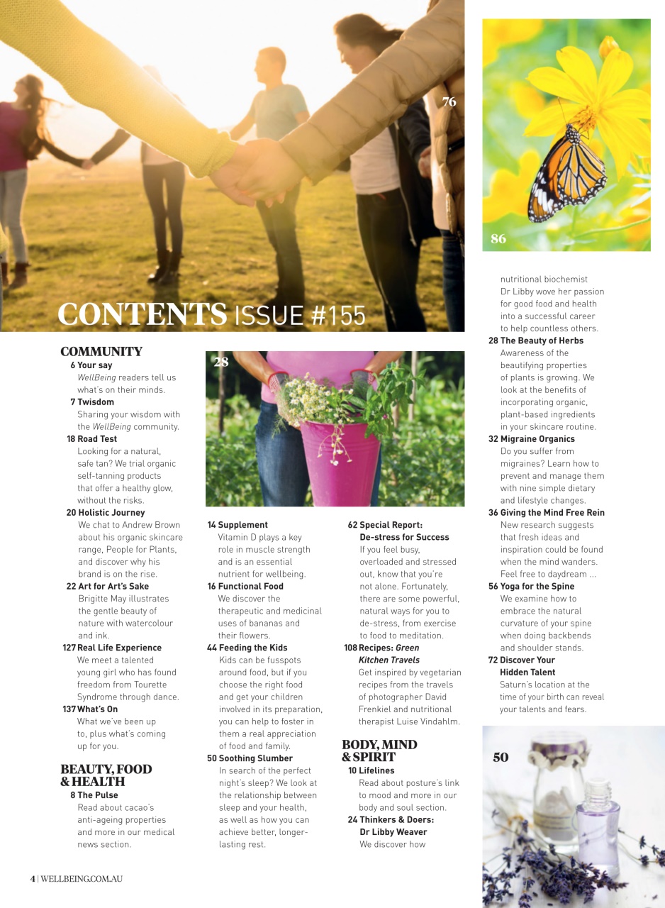 WellBeing Preview Pages